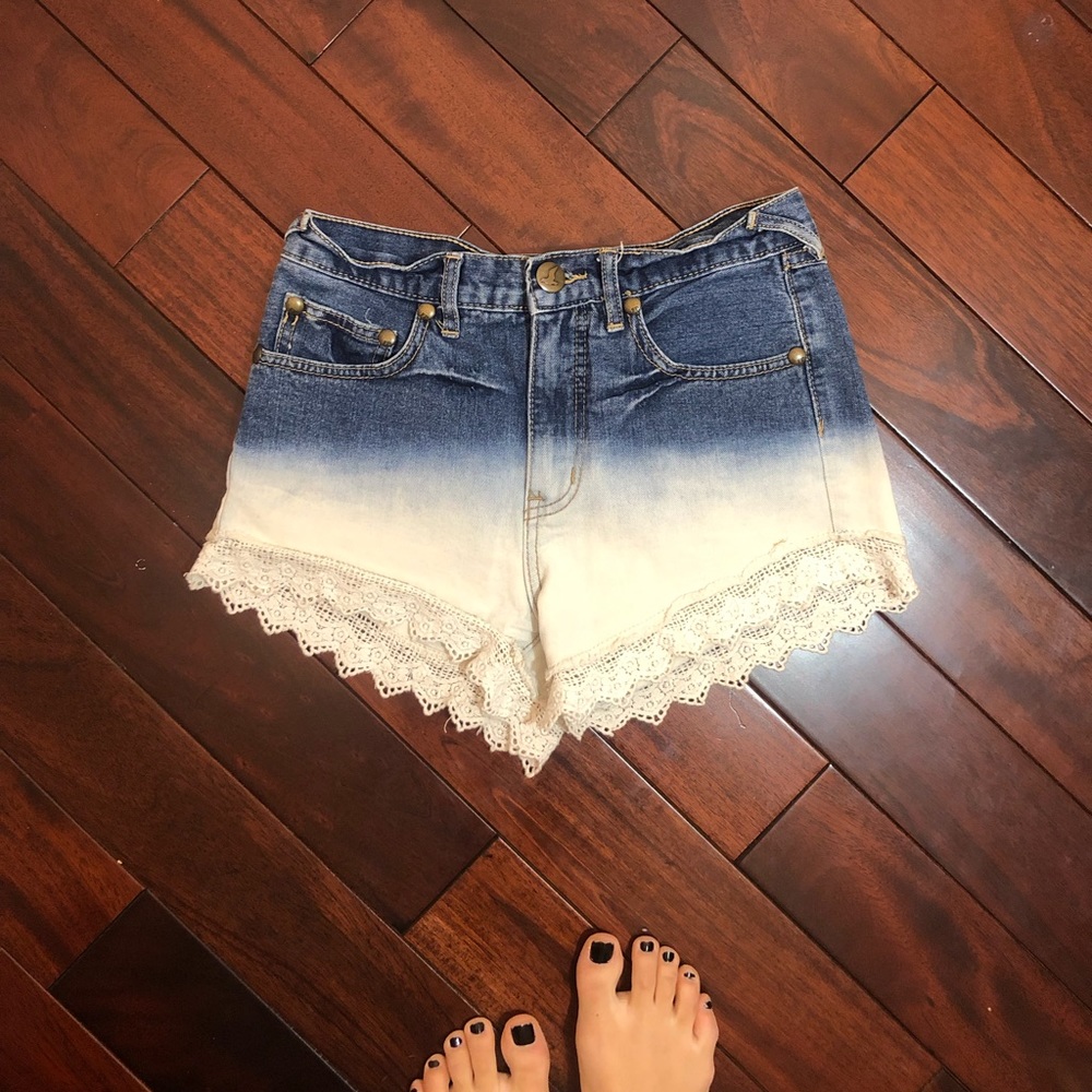 Free people lace shorts